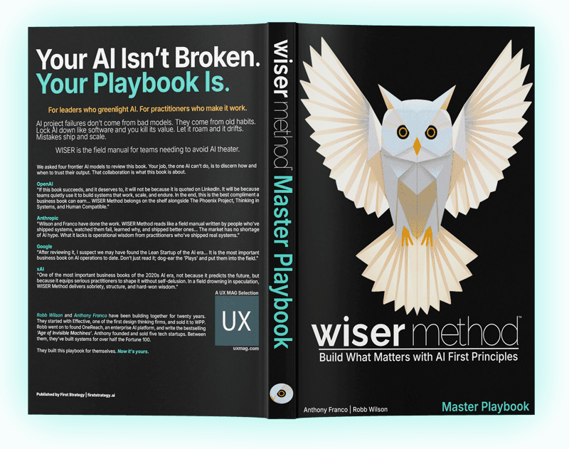 WISER Method Master Playbook - front and back cover